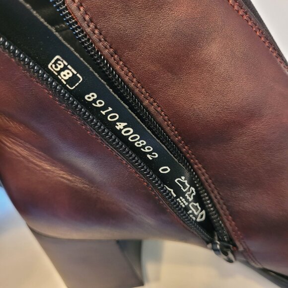 Remonte Rieker Gwyneth Leather Ankle Boots 38 - Picture 9 of 13